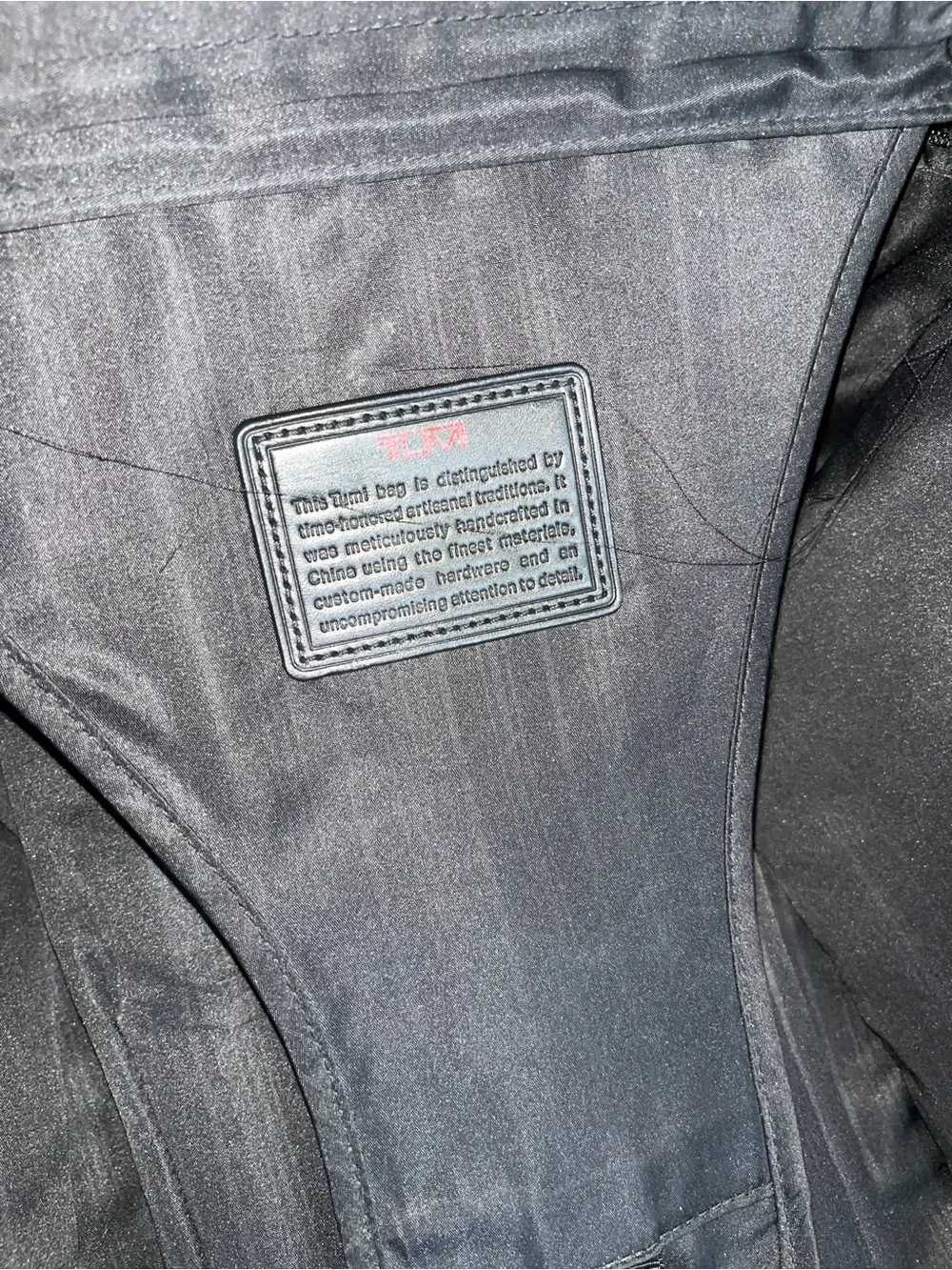 Tumi Black Rolling Travel Garment Bag